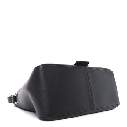 Fendi Vitello Flamingo Enamel Big Forever Mama Baguette Black 4 of 10
