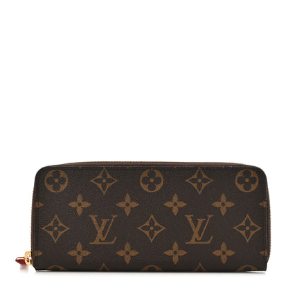 Louis Vuitton Monogram Clemence Wallet Fuchsia 1 of 7