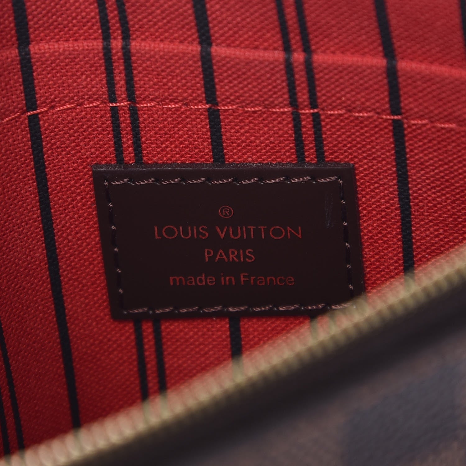 Louis Vuitton Damier Ebene Neverfull MM GM Pochette 6 of 7