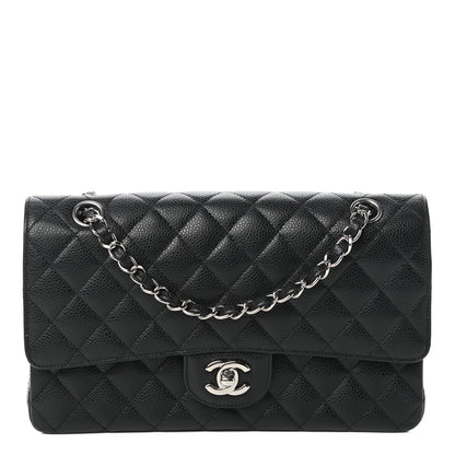Chanel Caviar Quilted Medium Double Flap Black 1 of 10