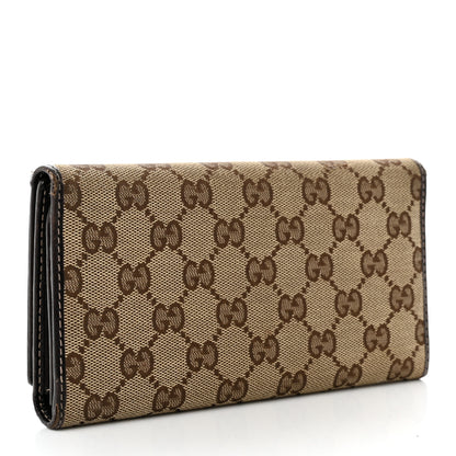 Gucci Monogram New Britt Continental Wallet Dark Brown 3 of 10