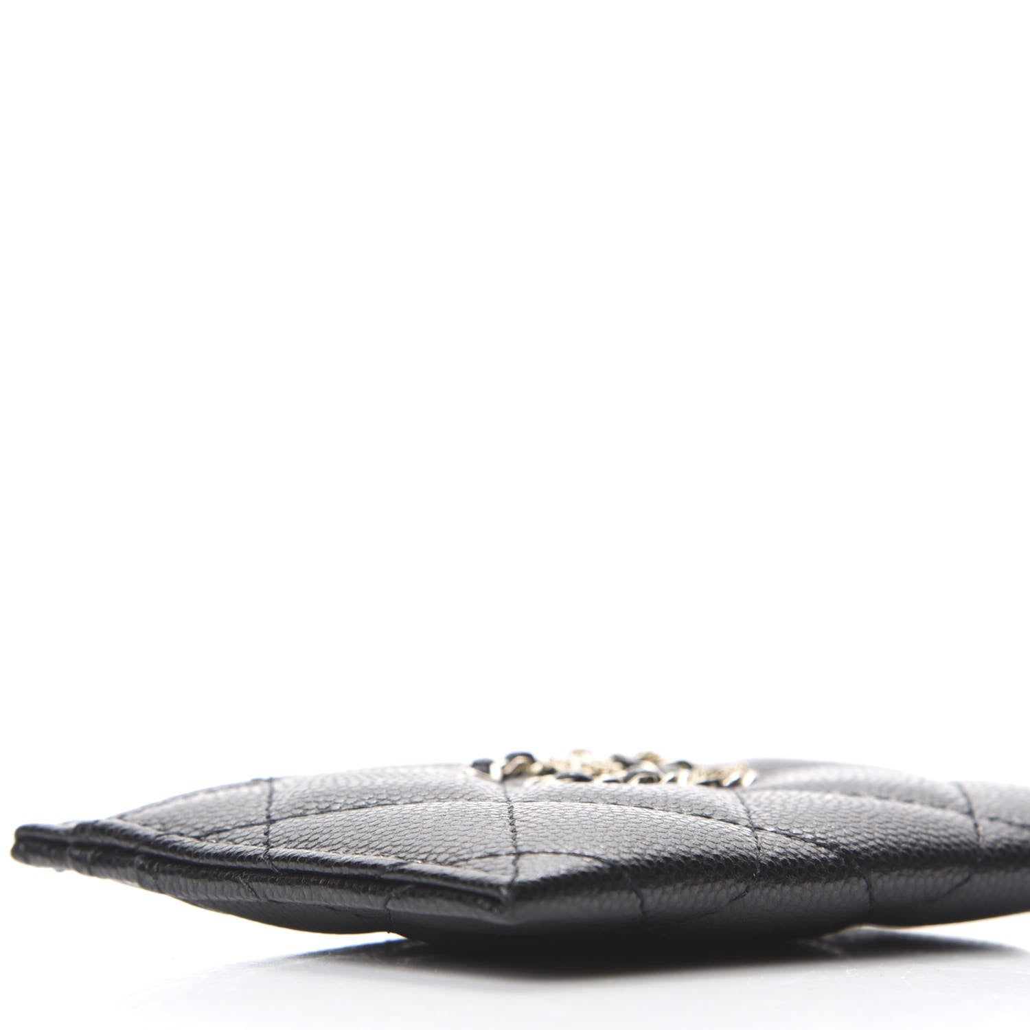 Chanel Caviar Quilted French New Wave Card Holder Black 7 of 12