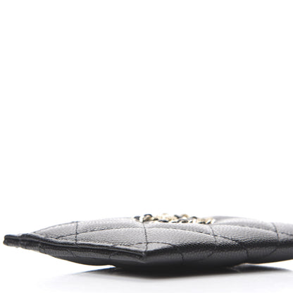 Chanel Caviar Quilted French New Wave Card Holder Black 7 of 12