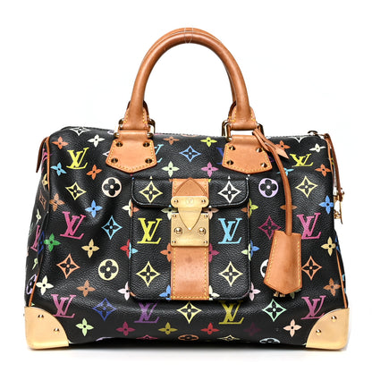 Louis Vuitton Monogram Multicolor Speedy 30 Black 1 of 13