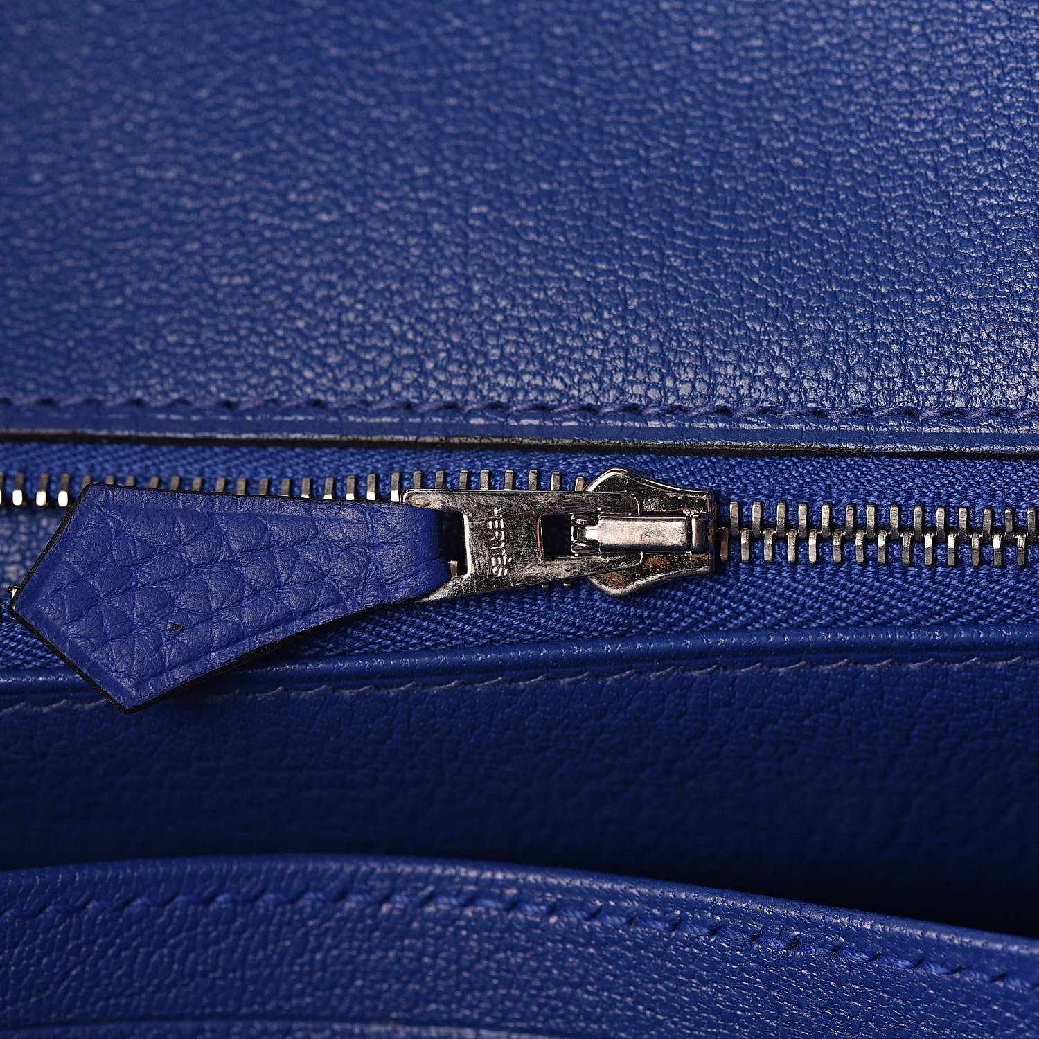 Hermes Togo Birkin 35 Bleu Electrique 16 of 31