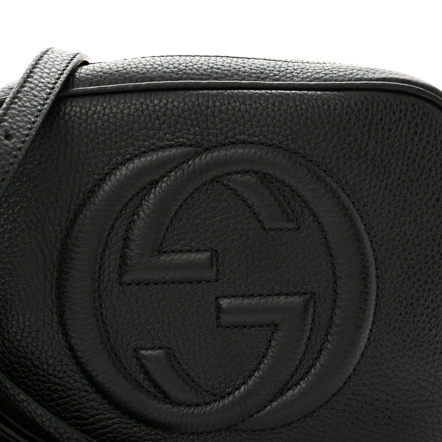 Gucci Pebbled Calfskin Small Soho Disco Bag Black 8 of 12