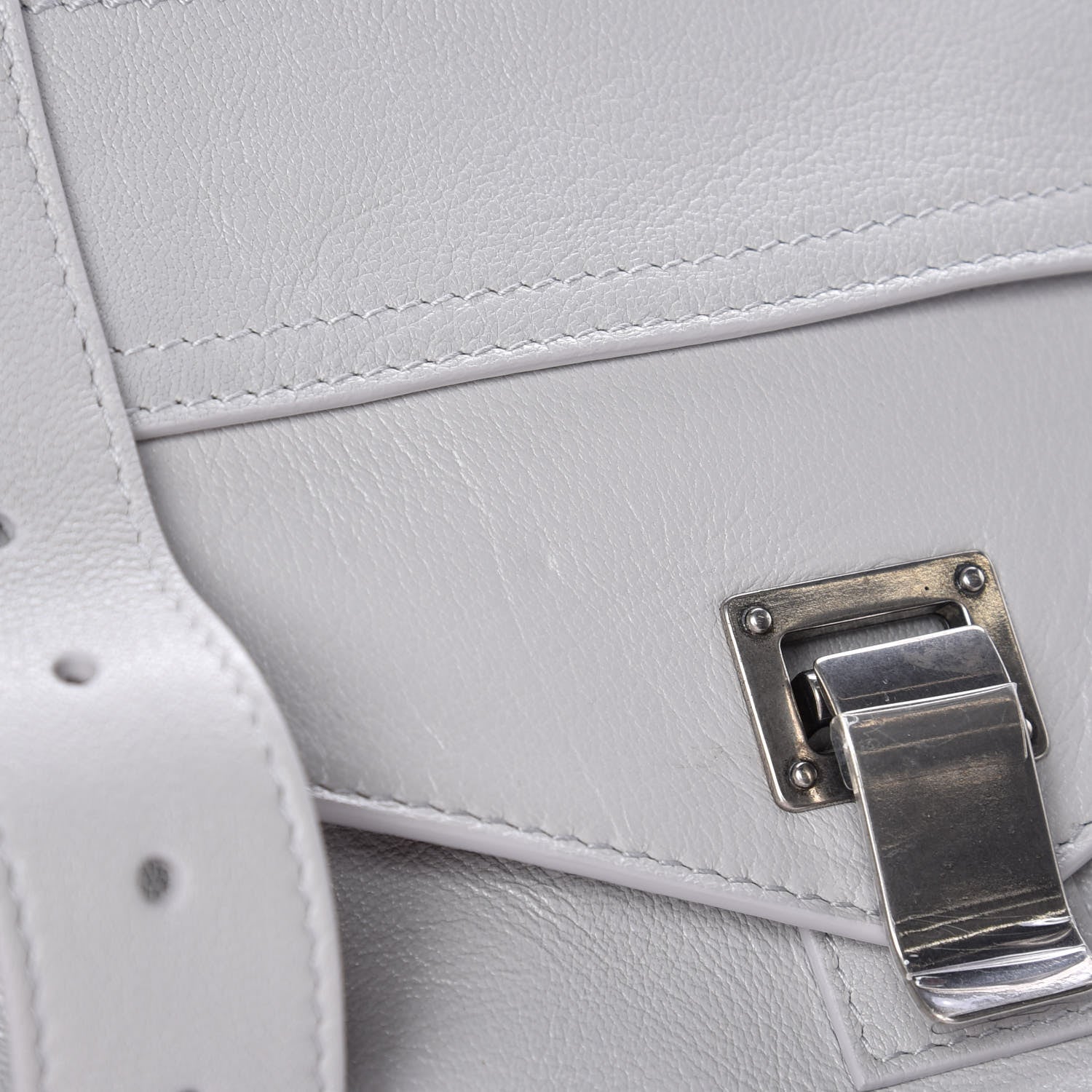 Proenza Schouler Lambskin Medium PS1 Satchel Pale Steel 13 of 13