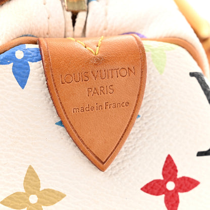 Louis Vuitton Monogram Multicolor Speedy 30 White 6 of 14