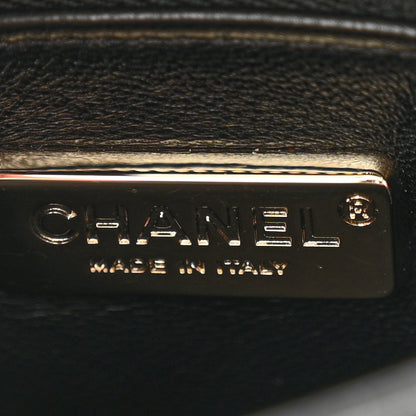 Chanel Snakeskin Quilted Mini Citizen Chic Flap Black 7 of 12