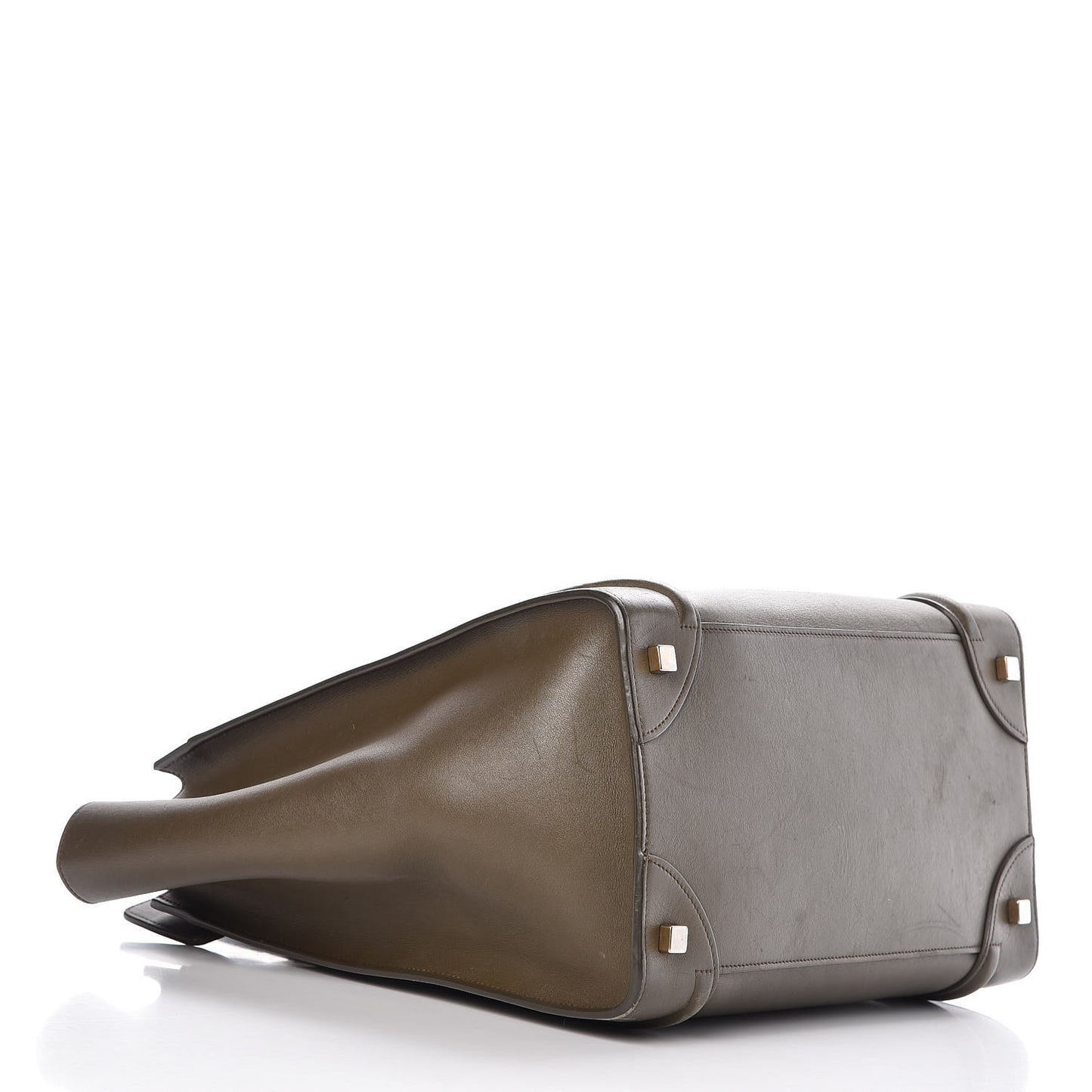 Smooth Calfskin Mini Luggage Khaki