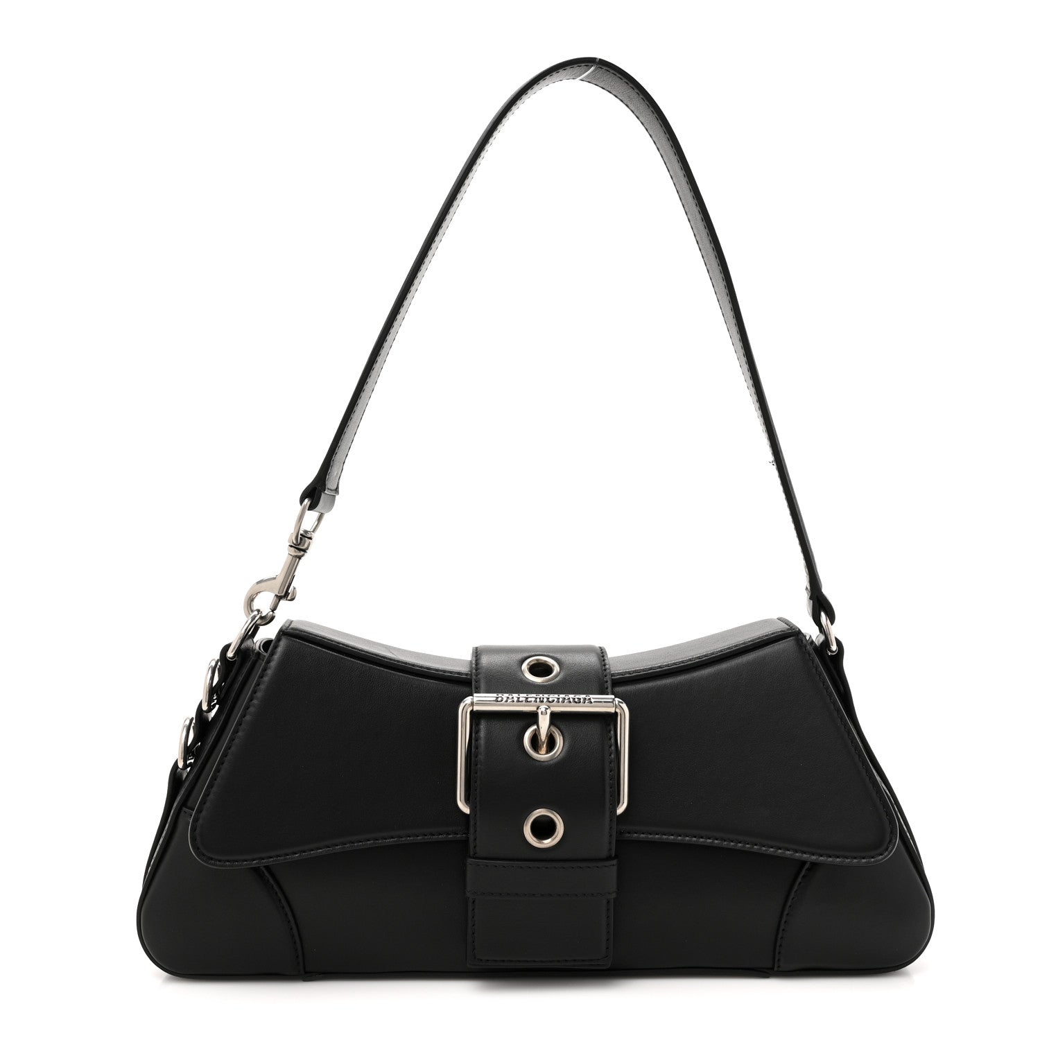 Balenciaga Smooth Calfskin Lindsay Shoulder Bag Black 1 of 11