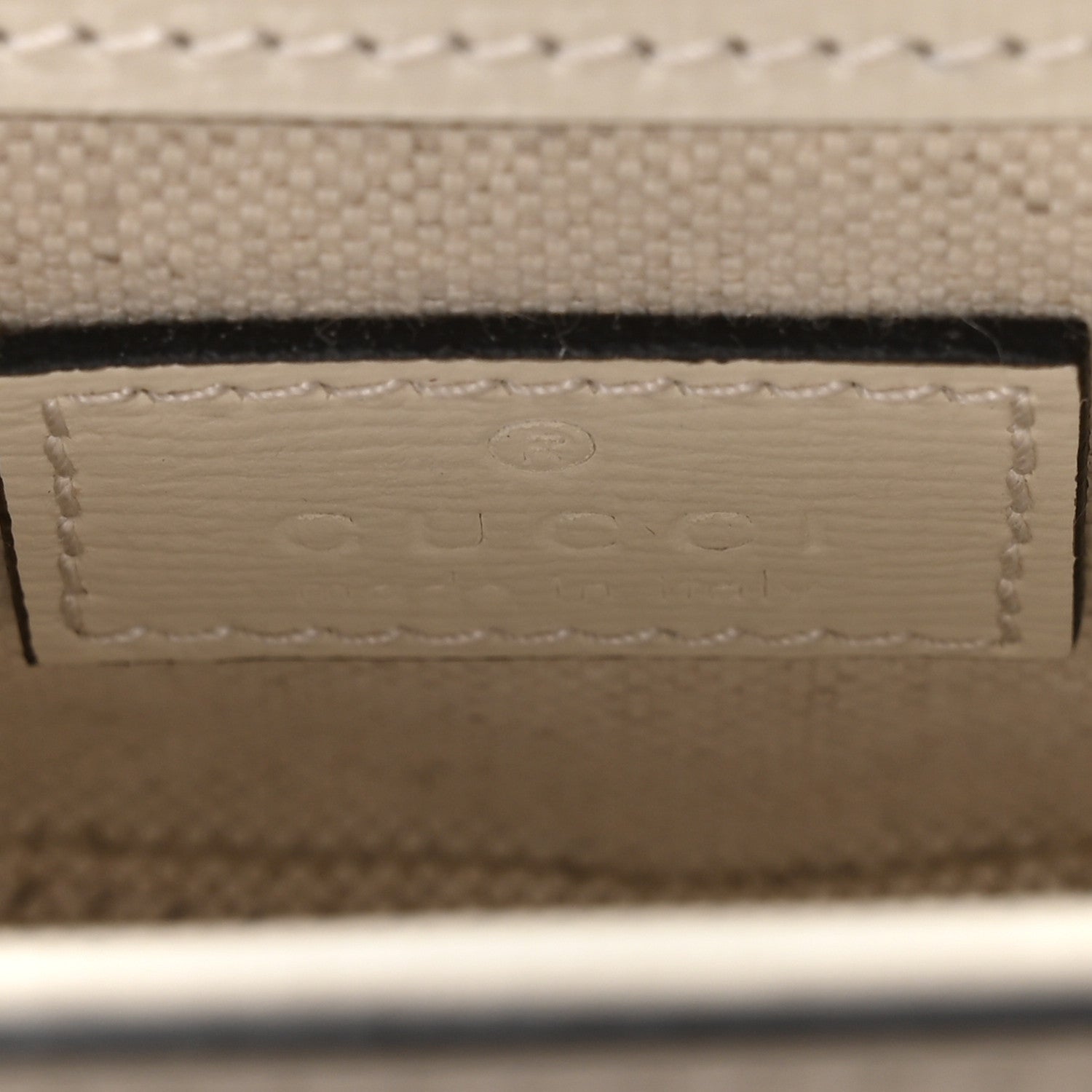 Gucci Azalea Calfskin Crystal GG Monogram Mini Horsebit 1955 Waist Bag Mystic White 7 of 12