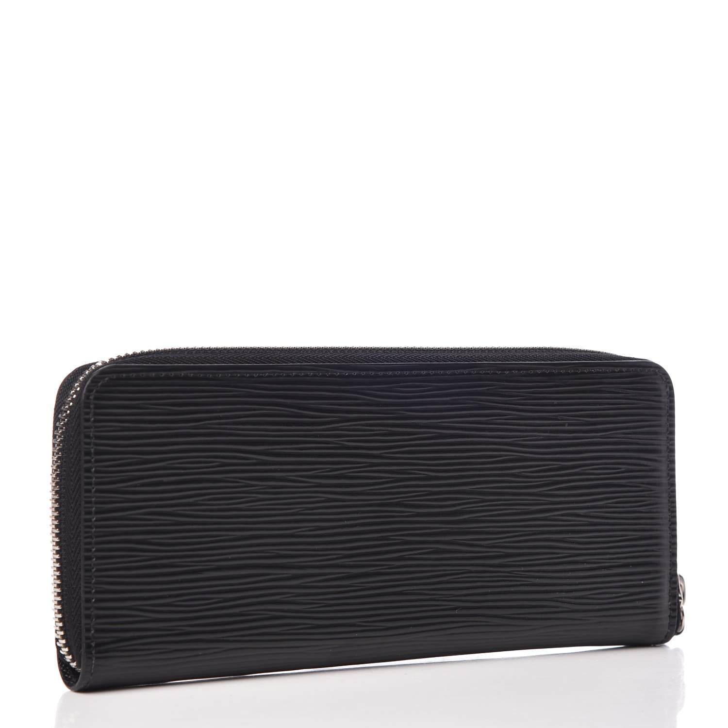 Louis Vuitton Epi Clemence Wallet Black 3 of 7