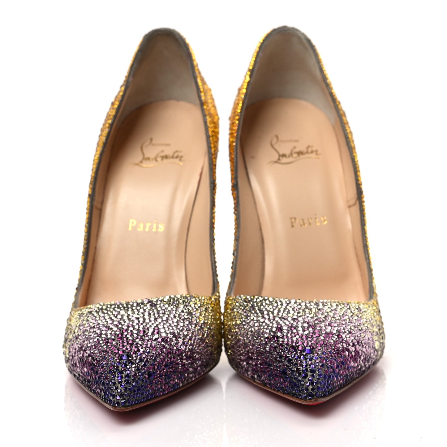 Suede Burma Strass Degrade So Kate 120 Pumps 40 Jaune