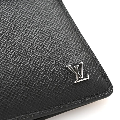 Louis Vuitton Taiga Multiple Wallet Black 7 of 8
