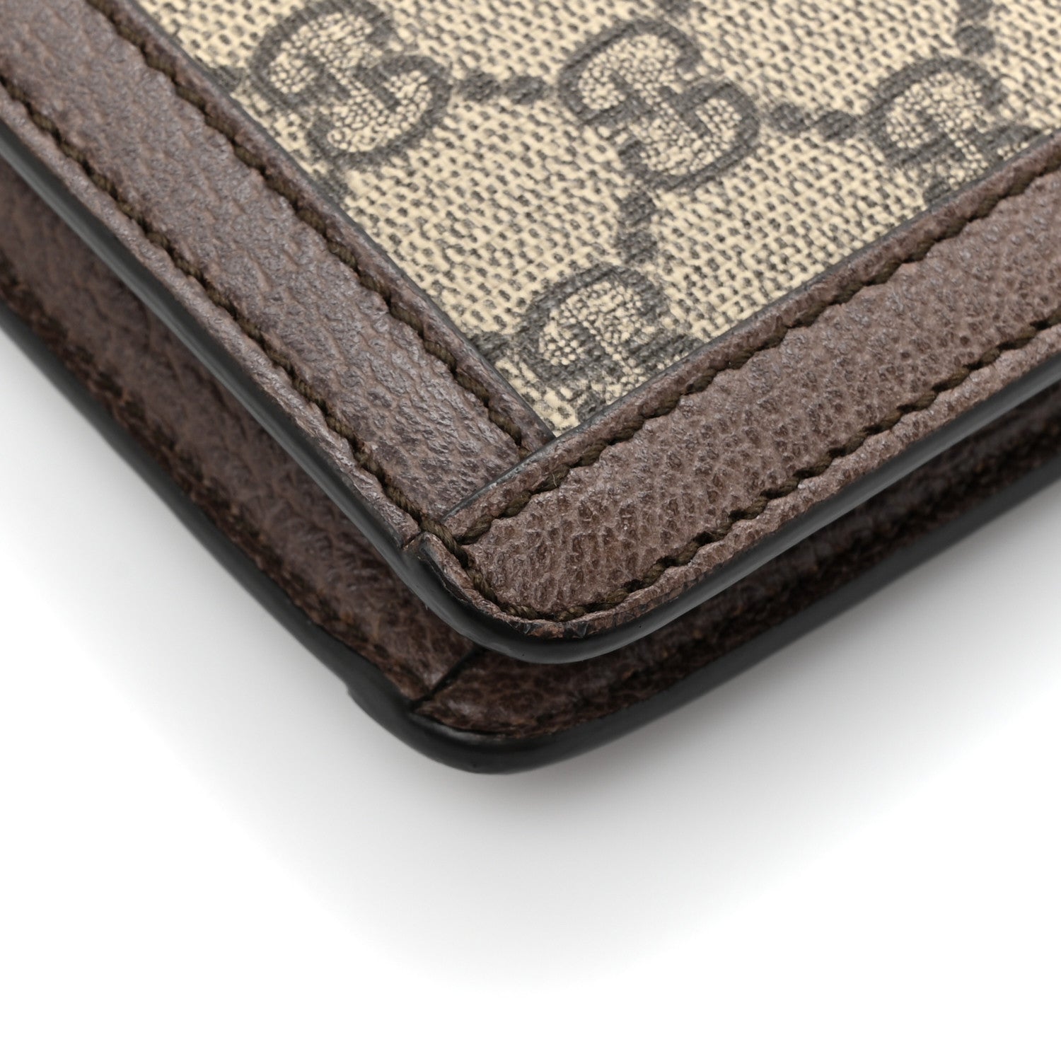 Gucci GG Supreme Monogram Web Ophidia Portfolio Pouch Beige New Acero 8 of 10