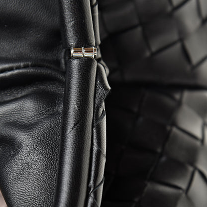 Bottega Veneta Nappa Maxi Intreccio The Pouch Oversized Clutch Black 8 of 8