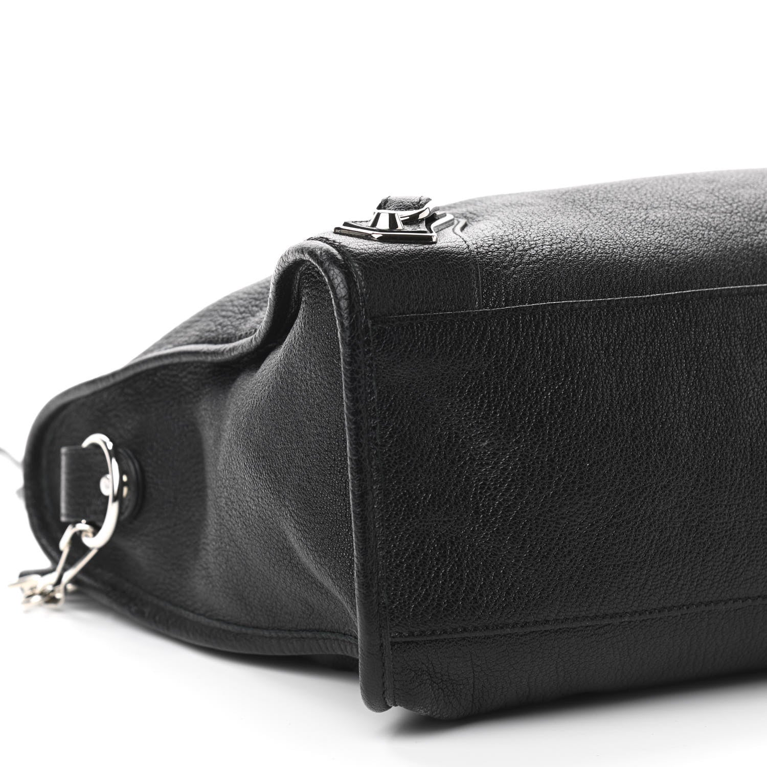 Balenciaga Chevre Silver Metallic Edge Hardware City Black 8 of 9