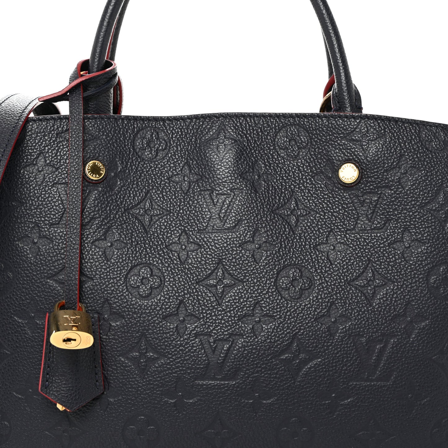 LOUIS VUITTON Empreinte Montaigne MM Marine Rouge