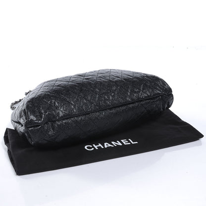 Chanel Caviar Quilted Medium Elastic Tote Black 4 of 7