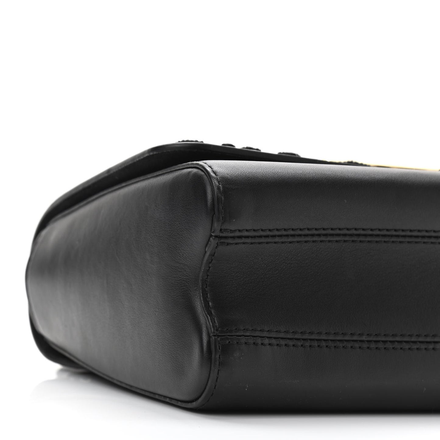 Calfskin Since 1854 Embroidered Twist MM Black
