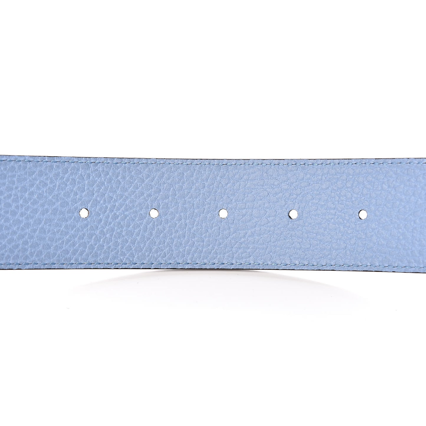 Dollar Calfskin 1973 Reversible Belt 85 34 Black Mineral Blue