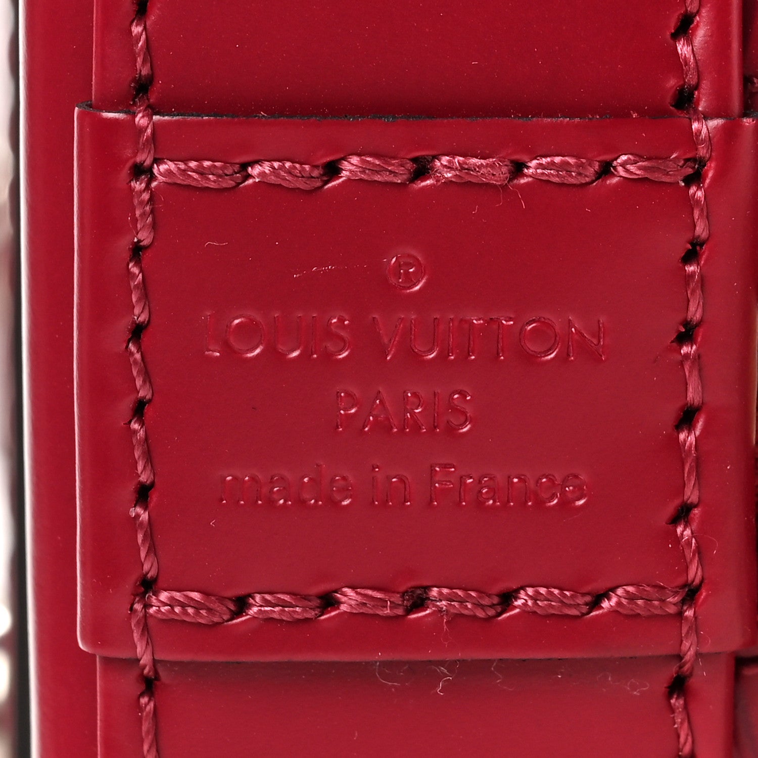 Louis Vuitton Epi Jacquard Alma BB Raspberry 5 of 8