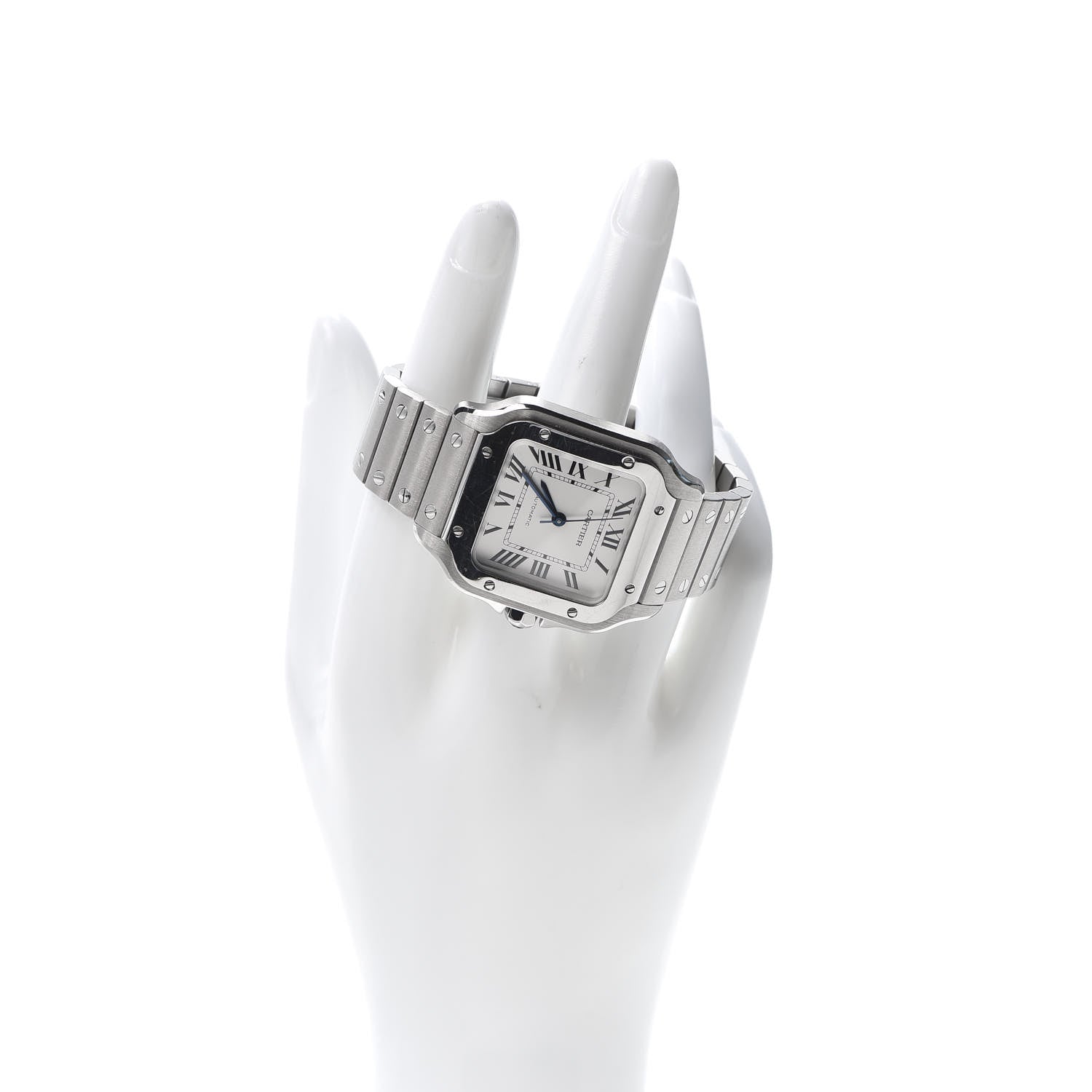Cartier Stainless Steel 35mm Santos de Cartier Automatic Watch 2 of 7