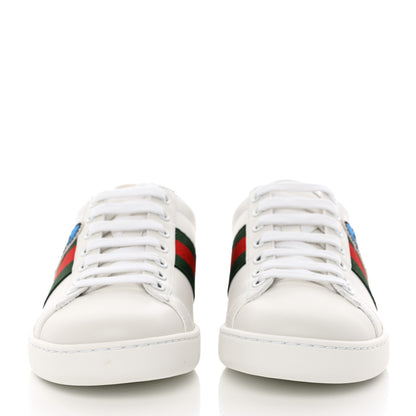 Gucci X DISNEY Calfskin Miro Soft Web Donald Duck Womens Ace Sneakers 36 White New Shamarock 2 of 9