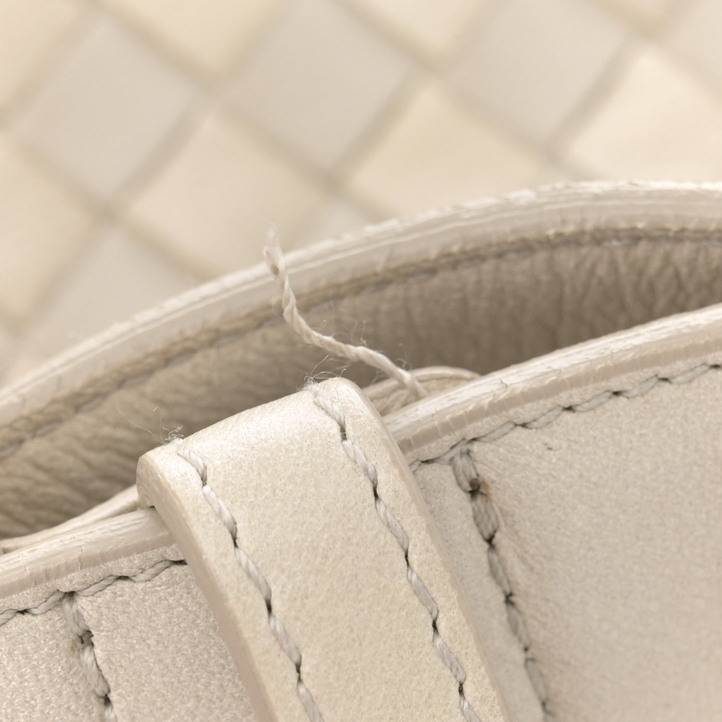 Nappa Intrecciato Duette Shoulder Bag Marmo