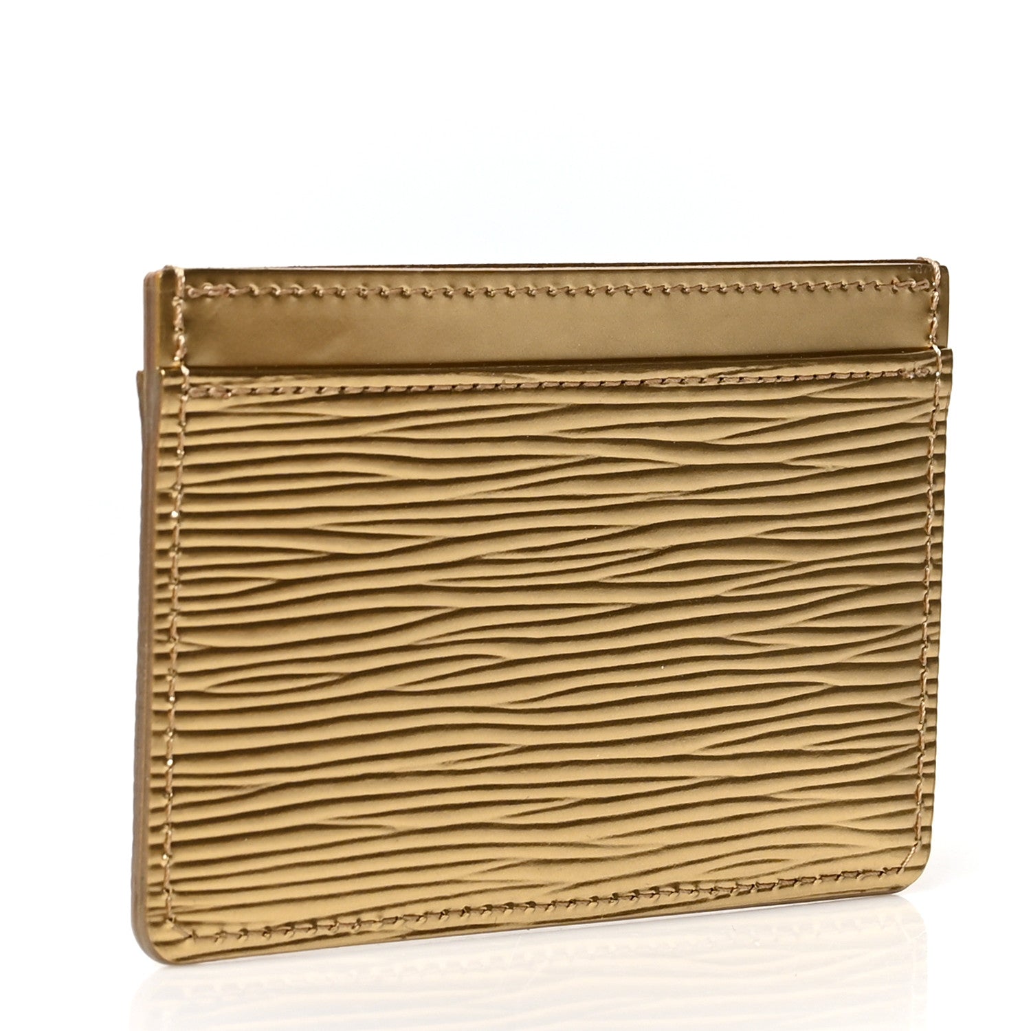 Louis Vuitton Epi Card Holder Gold 3 of 7