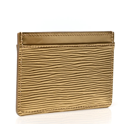 Louis Vuitton Epi Card Holder Gold 3 of 7
