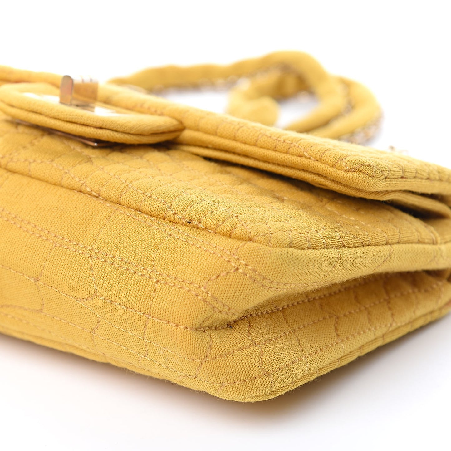 Jersey Crocodile Reissue Flap Yellow