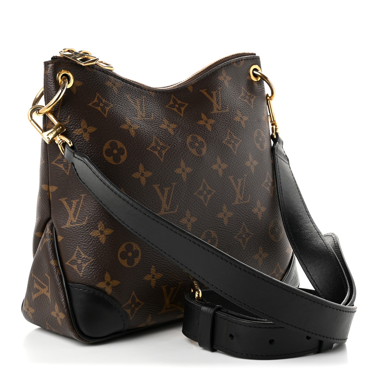 Louis Vuitton Monogram Odeon PM Black 3 of 10