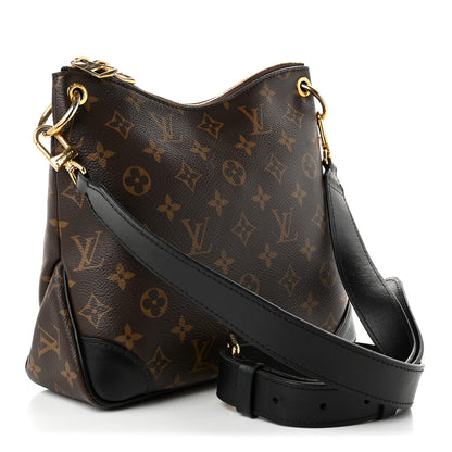 Louis Vuitton Monogram Odeon PM Black 3 of 10