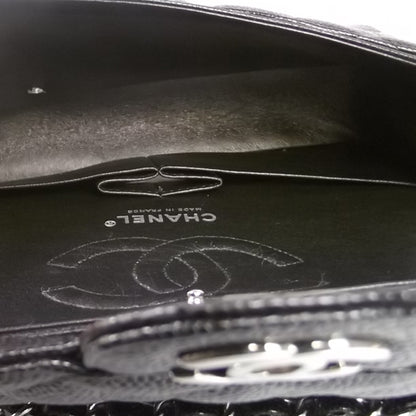 Chanel Caviar Quilted Medium Double Flap Black 6 of 9
