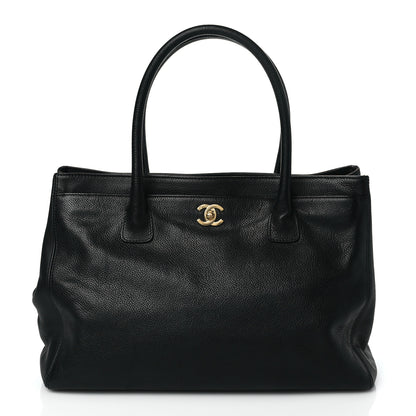 Chanel Calfskin Cerf Executive Shopper Tote Black 1 of 9
