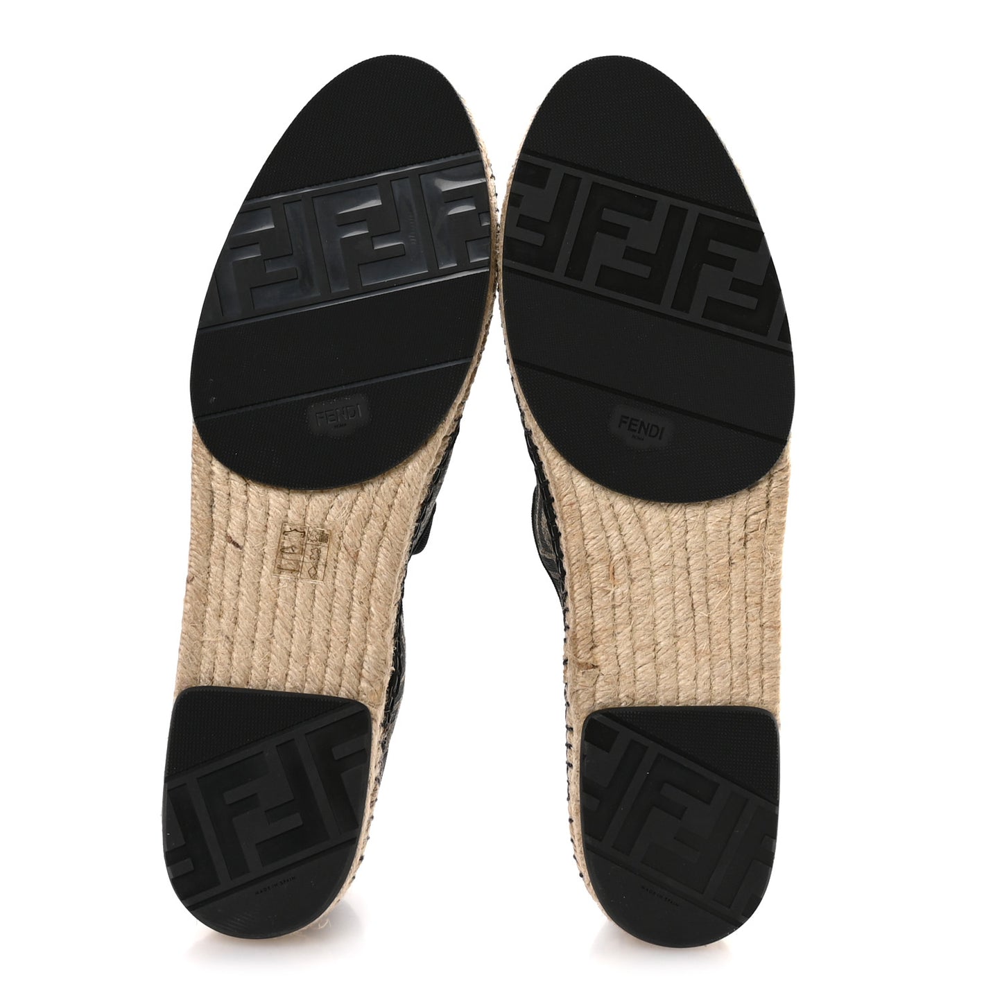 Zucca FF Mens Espadrilles 10 Maya Black