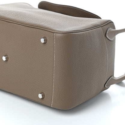 Hermes Taurillon Clemence Lindy 30 Etoupe 10 of 10
