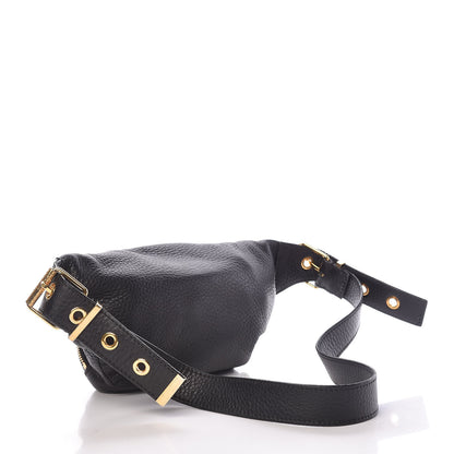 Versace Calfskin Palazzo Medusa Belt Bag Black 3 of 15