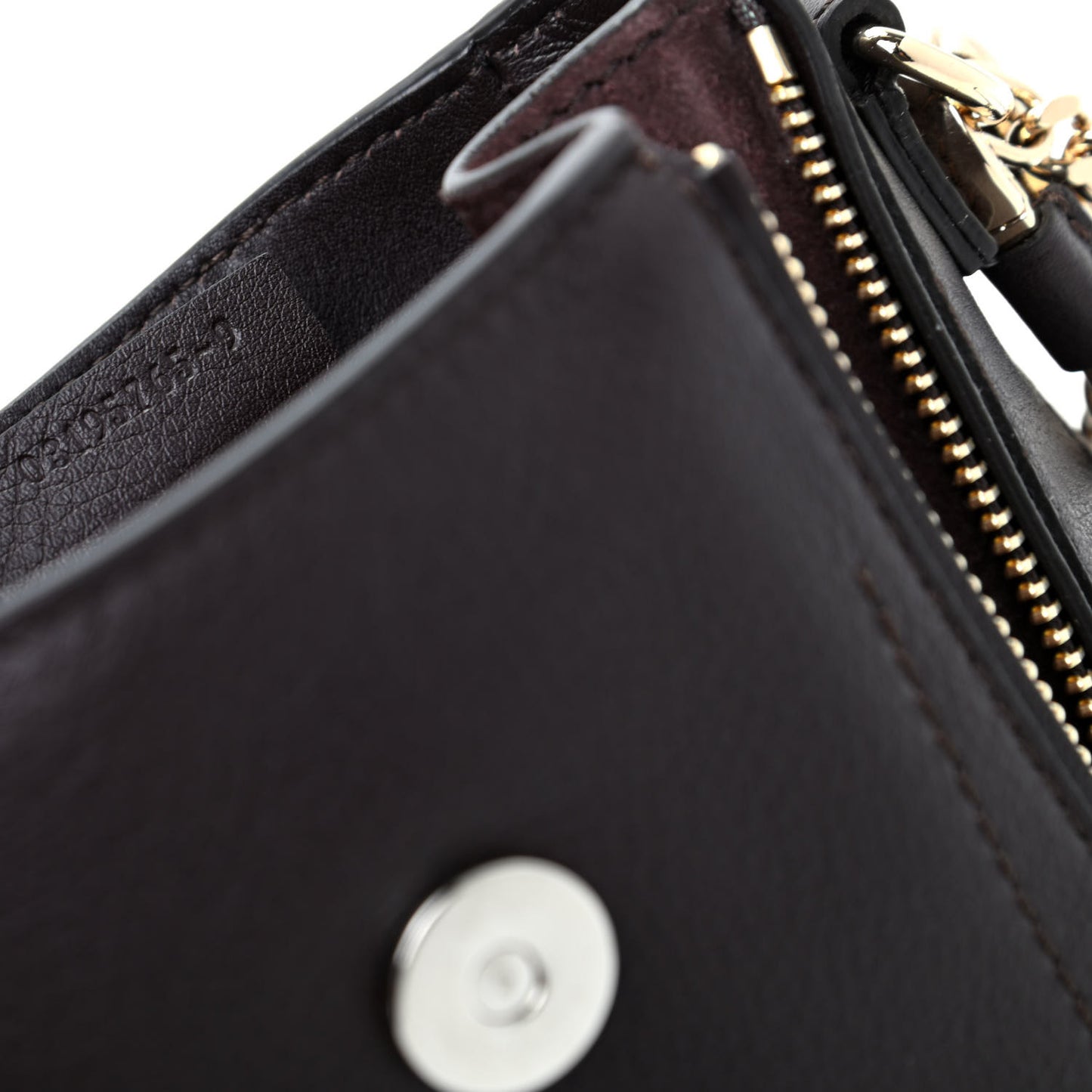 Suede Calfskin Mini Faye Backpack Carbon Brown