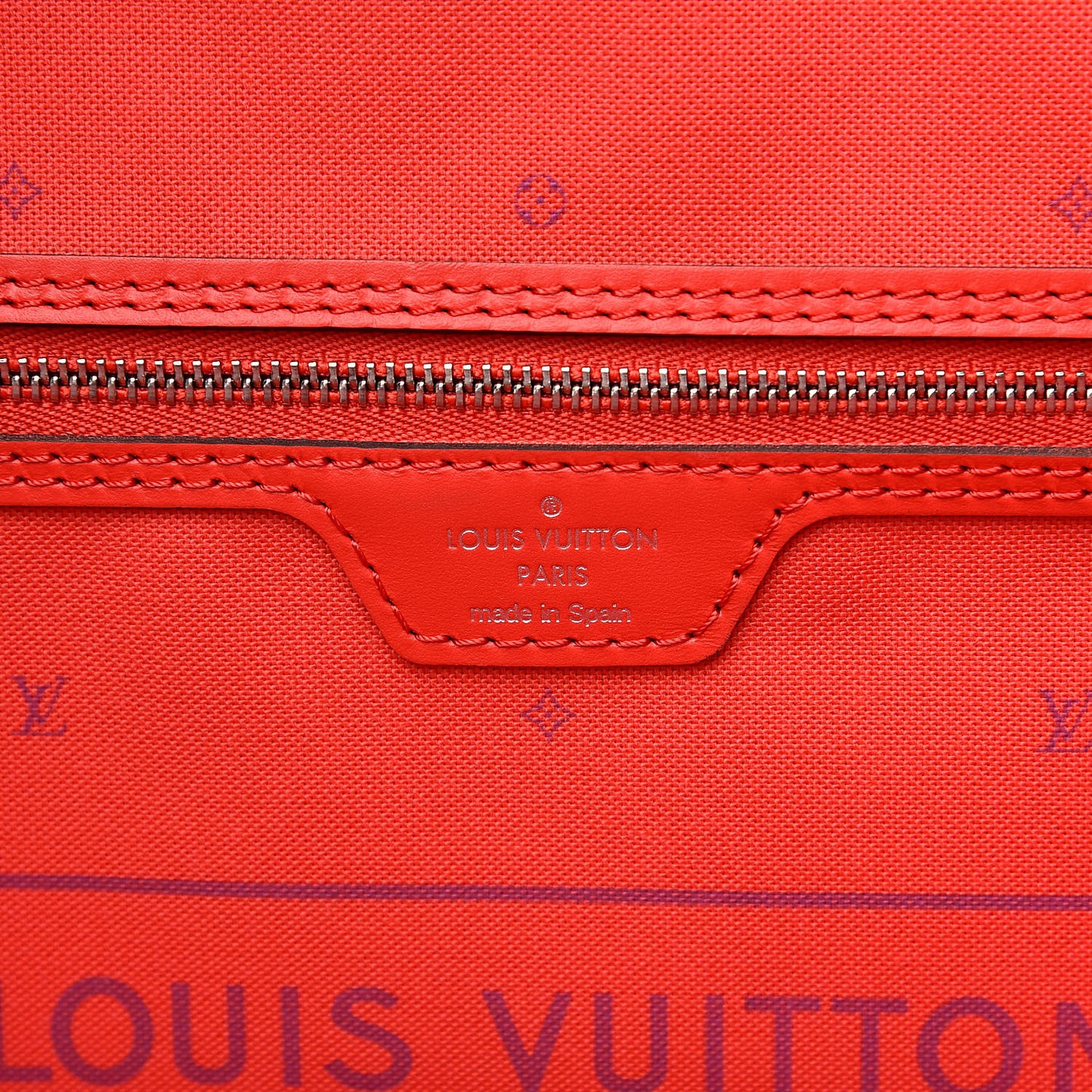Monogram Escale Neverfull MM Rouge