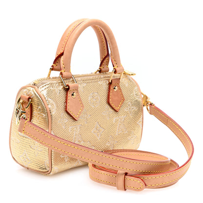 Louis Vuitton Monoglam Nano Speedy Beige 3 of 10