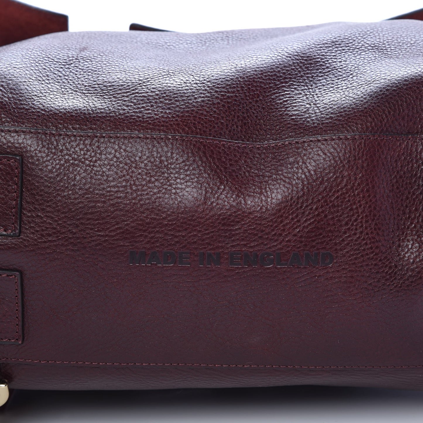 Natural Leather Cara Delevigne Convertible Satchel Oxblood