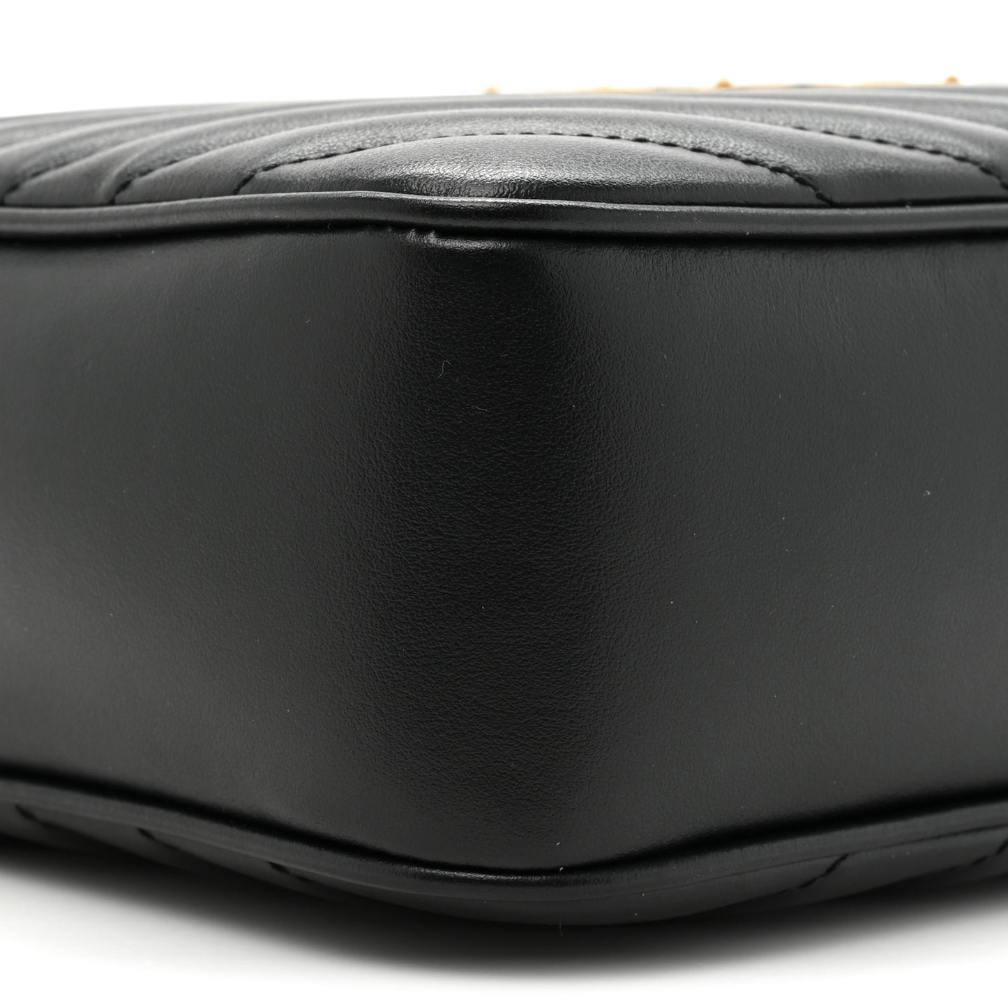 Calfskin Matelasse Monogram Lou Camera Bag Black