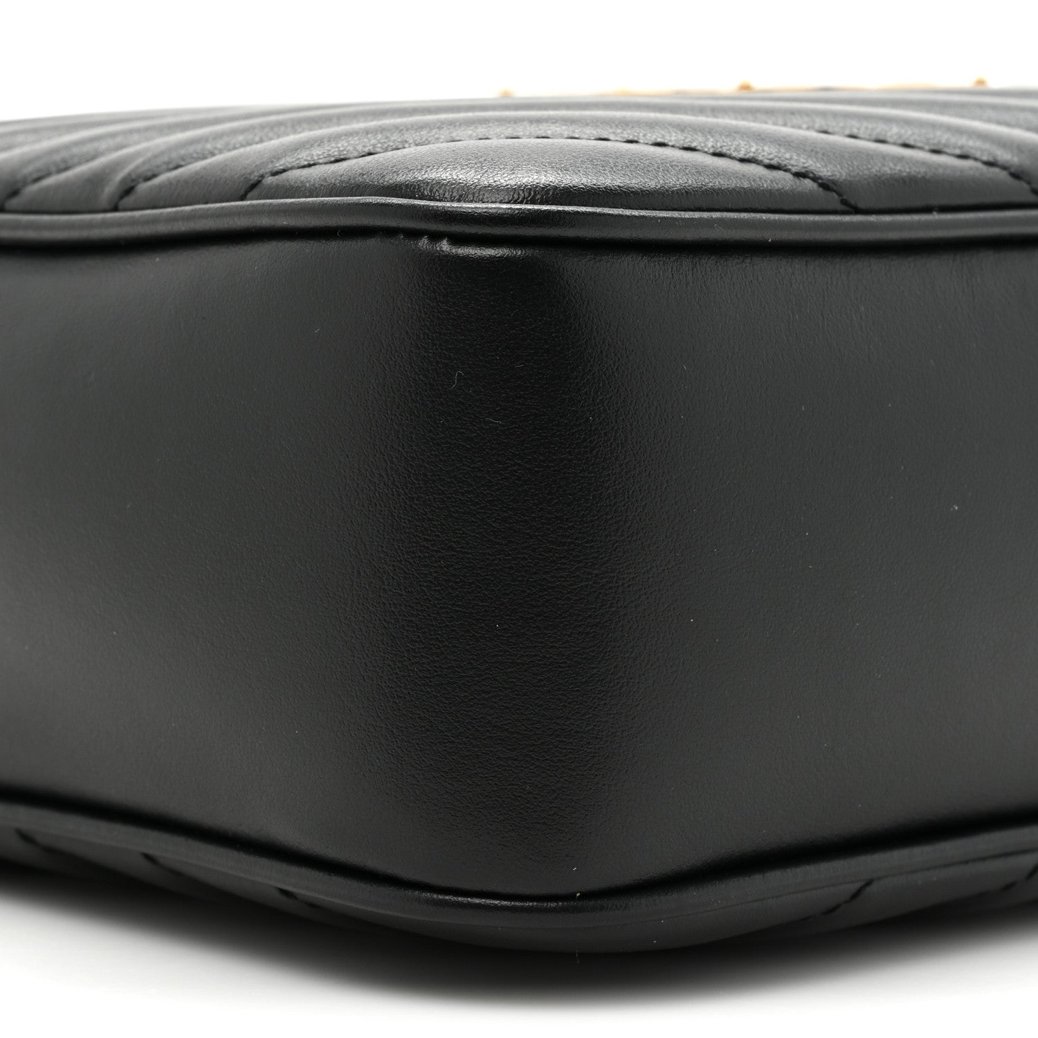 Saint Laurent Calfskin Matelasse Monogram Lou Camera Bag Black 9 of 9