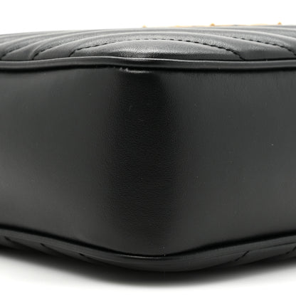 Saint Laurent Calfskin Matelasse Monogram Lou Camera Bag Black 9 of 9