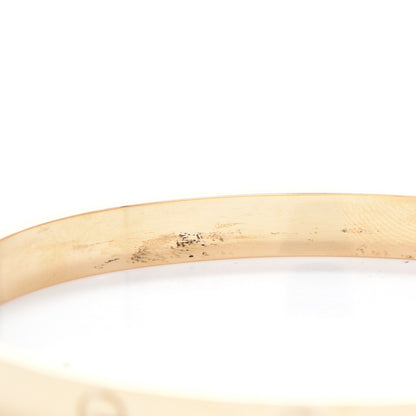 Cartier 18K Yellow Gold LOVE Bracelet 19 7 of 10