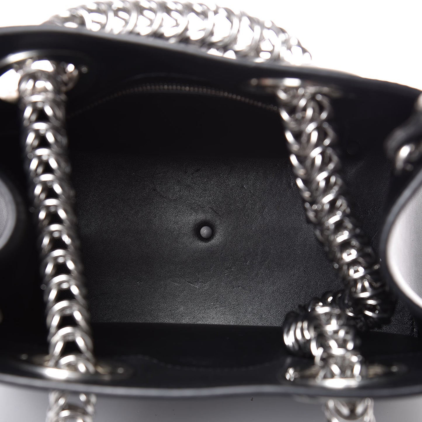 Smooth Calfskin Genesis Box Chain Bag Black