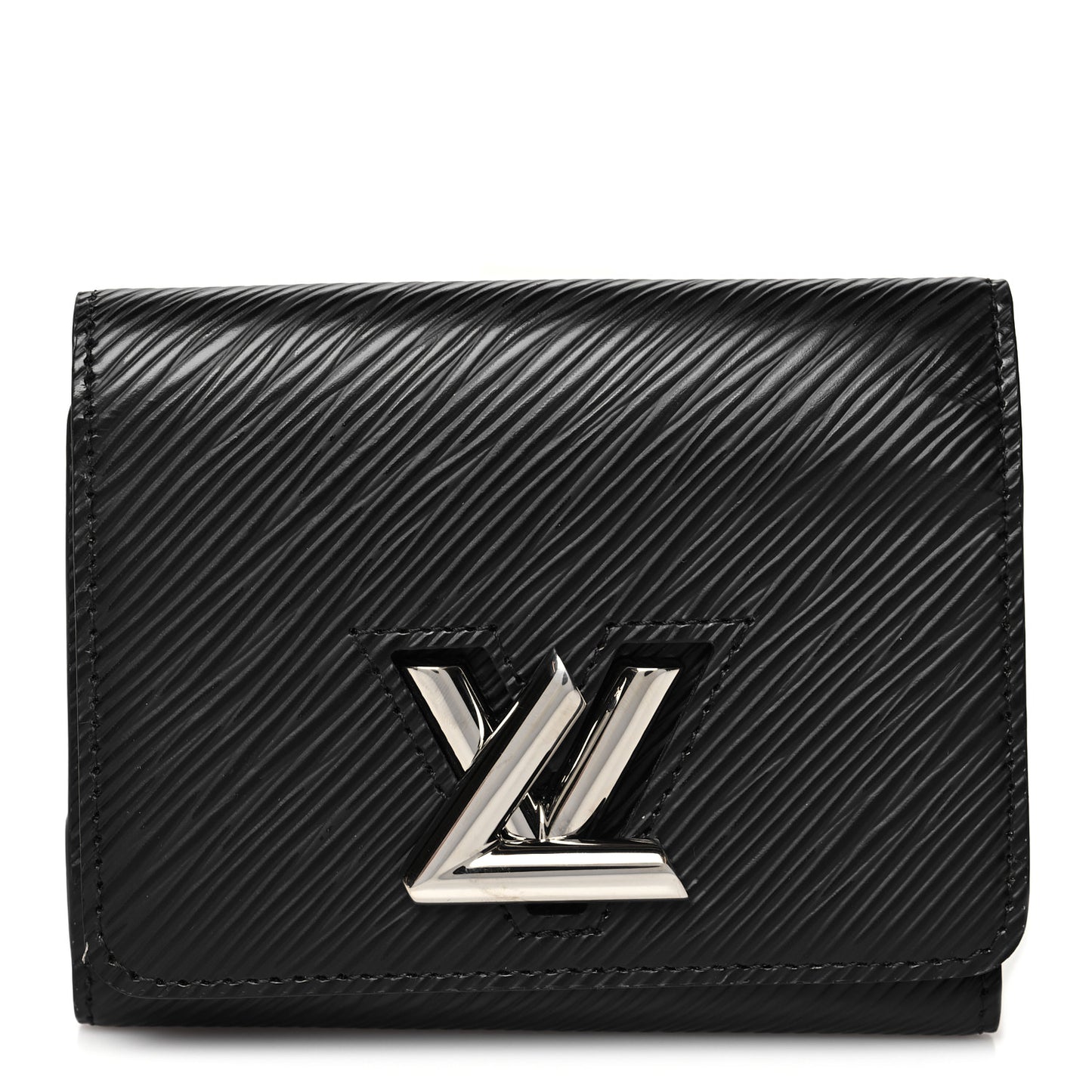 Epi Twist Compact Wallet Black